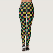 geruit togo-vlagpatroon leggings (Achterkant)