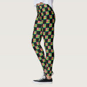 geruit togo-vlagpatroon leggings (Links)