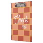 geruit vierkant patroon klembord (Links)