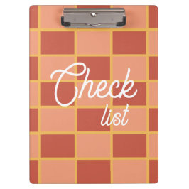 geruit vierkant patroon klembord