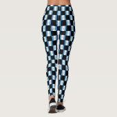 Geruit vlagpatroon Guatemala Leggings (Achterkant)