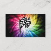 geruit vlagspectrum visitekaartje (Achterkant)