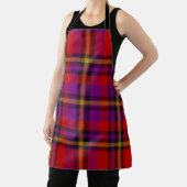 geruite all-over print apron schort (Insitu)