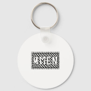 Geruite Amen Vintage Jezus Bijbelvers Christelijk Sleutelhanger