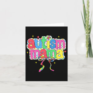 Geruite Autisme Mama Coquette Boog Autisme Awarene Kaart