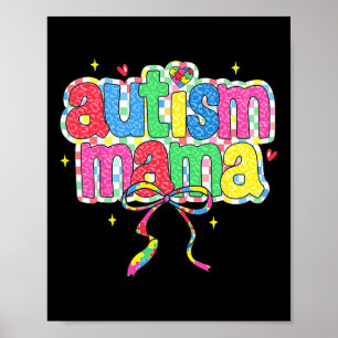 Geruite Autisme Mama Coquette Boog Autisme Awarene Poster