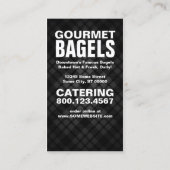 geruite bagels ponskaart klantenkaartje (Achterkant)