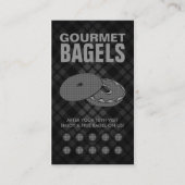 geruite bagels ponskaart klantenkaartje (Voorkant)