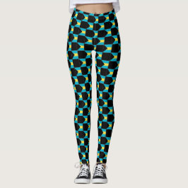 Geruite Bahama's vlag patroon Leggings