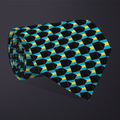 Geruite Bahama's vlag patroon Stropdas