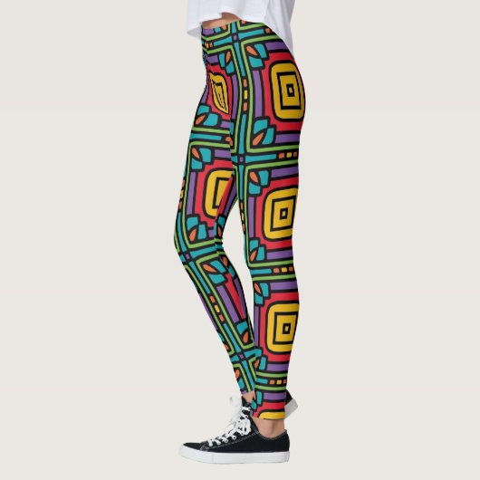 geruite broek outfit leggings (Links)