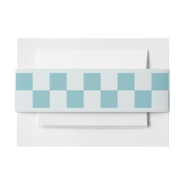 Geruite buikband voor huwelijksuitnodiging uitnodigingen wikkel