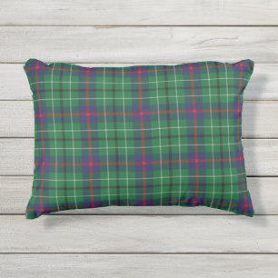 Geruite Clan Duncan groene paarse geruite tartan Buitenkussen