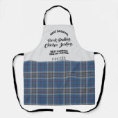 Geruite Clan Thompson Tartan Geruite Keuken Schort (Voorkant)