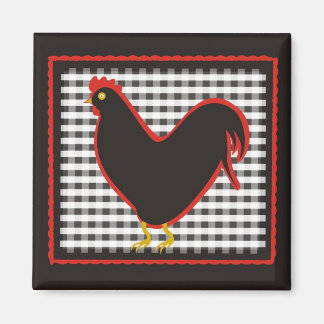 Geruite Country Chick Chalkboard Magneet