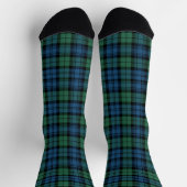 Geruite elegante Campbell groene rustieke tartan Sokken (Top)