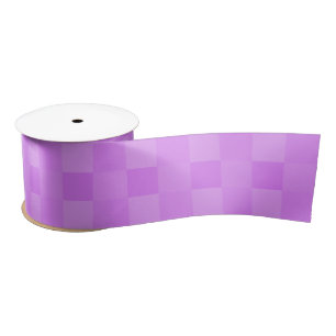 Geruite elegante minimalistische geometrische roze satijnen lint