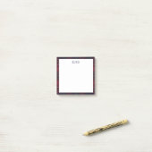Geruite Elegante Post-It Notities Post-it® Notes (Op bureau)