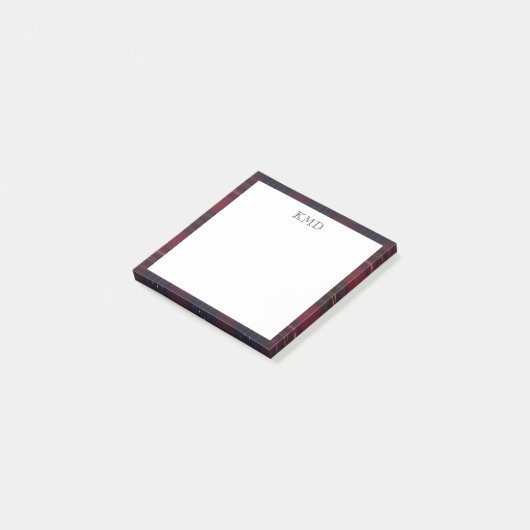 Geruite Elegante Post-It Notities Post-it® Notes (Schuin)