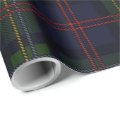 Geruite elegante rustieke klassieke vakantie Tarta Cadeaupapier (Rol Hoek)