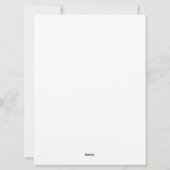 Geruite en sneeuw Kerst briefpapier Feestdagenkaart (Achterkant)