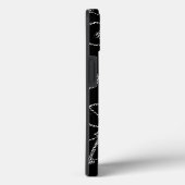 Geruite fiets zwart Case-Mate iPhone case (Achterkant / Rechts)