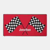 Geruite Flag Design Desk Mat (Voorkant)