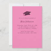 Geruite foto High School afstudeerfeest Kaart (Achterkant)