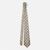 Geruite Fun Print Heren Das (Achterkant)