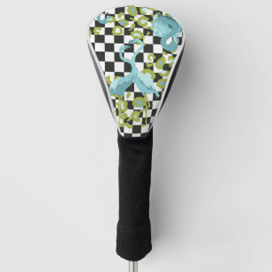 Geruite golfclub Hoesje Golfheadcover