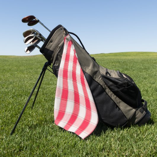 Geruite Golfhanddoek (Groen)