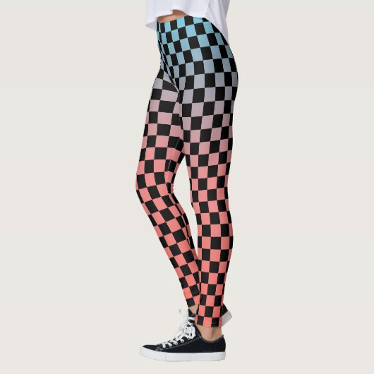 Geruite Gradiënt Leggings (Links)