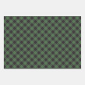 Geruite groene buffel Plaid Inpakpapier Vel (Voorkant 3)