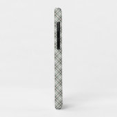 Geruite groenen en beige hart Case-Mate iPhone case (Achterkant/links)