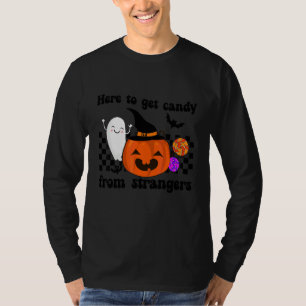 Geruite Haal Snoepjes Bij Onbekenden Schattige Pom T-shirt