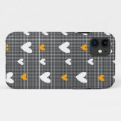 Geruite harten achtergrond Hoesje (Achterkant (horizontaal))