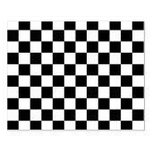 Geruite houten kunststempel rubberstempel (Afrduk)