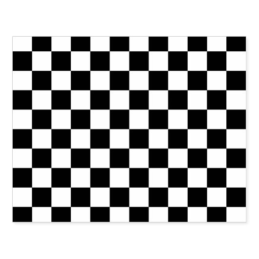 Geruite houten kunststempel rubberstempel (Afrduk)