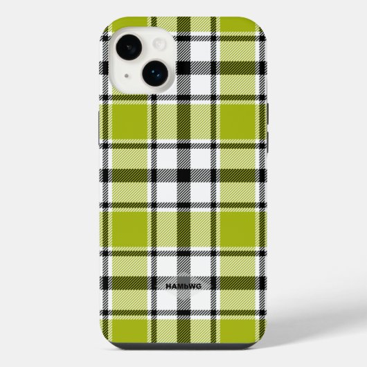 Geruite Iphone Hoes HAMbWG Hoesje (Achterkant)
