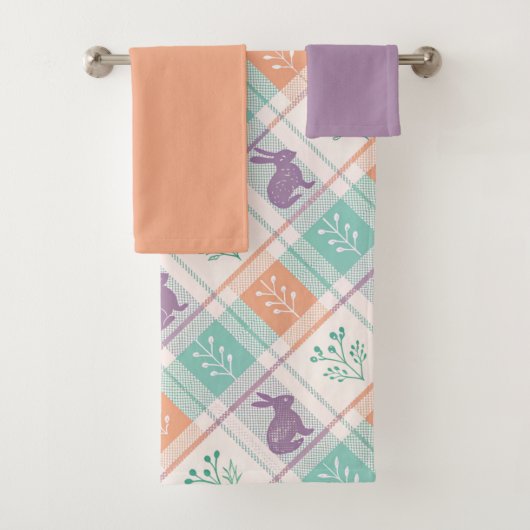 Geruite Kabouterpasen Bad Handdoek (Insitu)