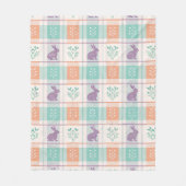 Geruite Kabouterpasen Fleece Deken (Voorkant)