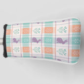 Geruite Kabouterpasen Golfheadcover (Voorkant)