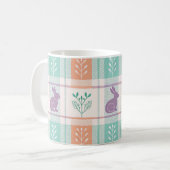 Geruite Kabouterpasen Koffiemok (Voorkant links)