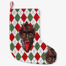 geruite kerst krampus kerst kous