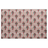 geruite kerst krampus stof (Fat Quarter)