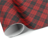Geruite Kerst Rode Buffalo Plaid Cadeaupapier (Rol Hoek)