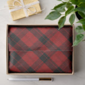 Geruite kerst rode buffel geruit tissuepapier (Geschenk)