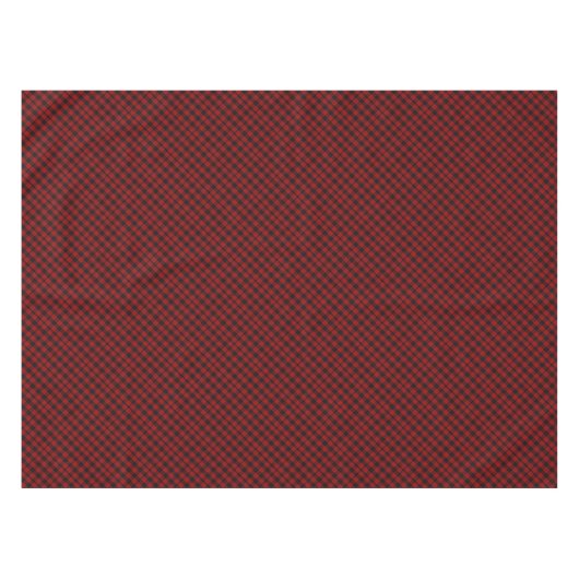 Geruite Kerst Rode Buffel Plaid Tafelkleed (Voorkant (Horizontaal))