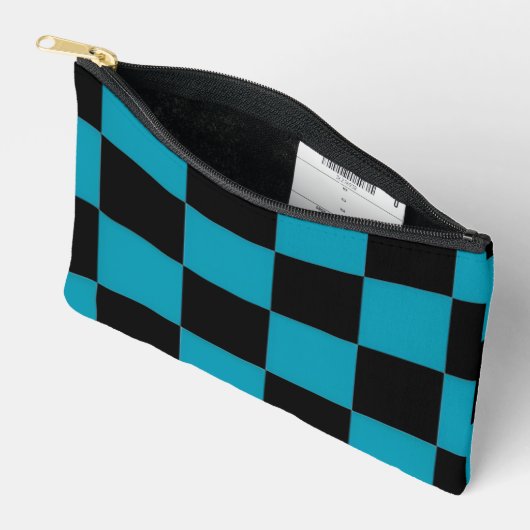 Geruite kleine etui (Open)