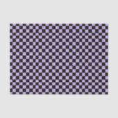 Geruite lavendel en zwarte tissue paper tissuepapier (Voorkant)